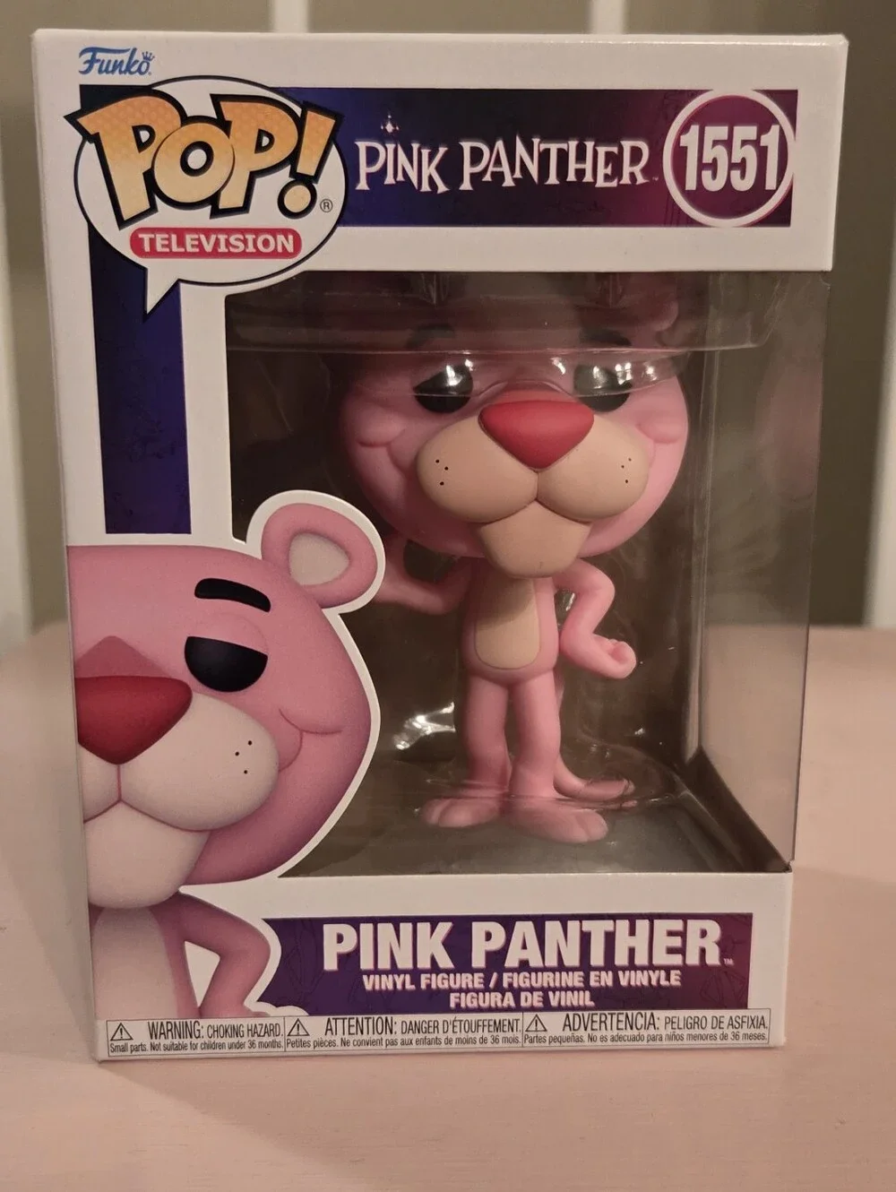 ♡ funko pop! television #1551: the pink panther - pink panther ♡